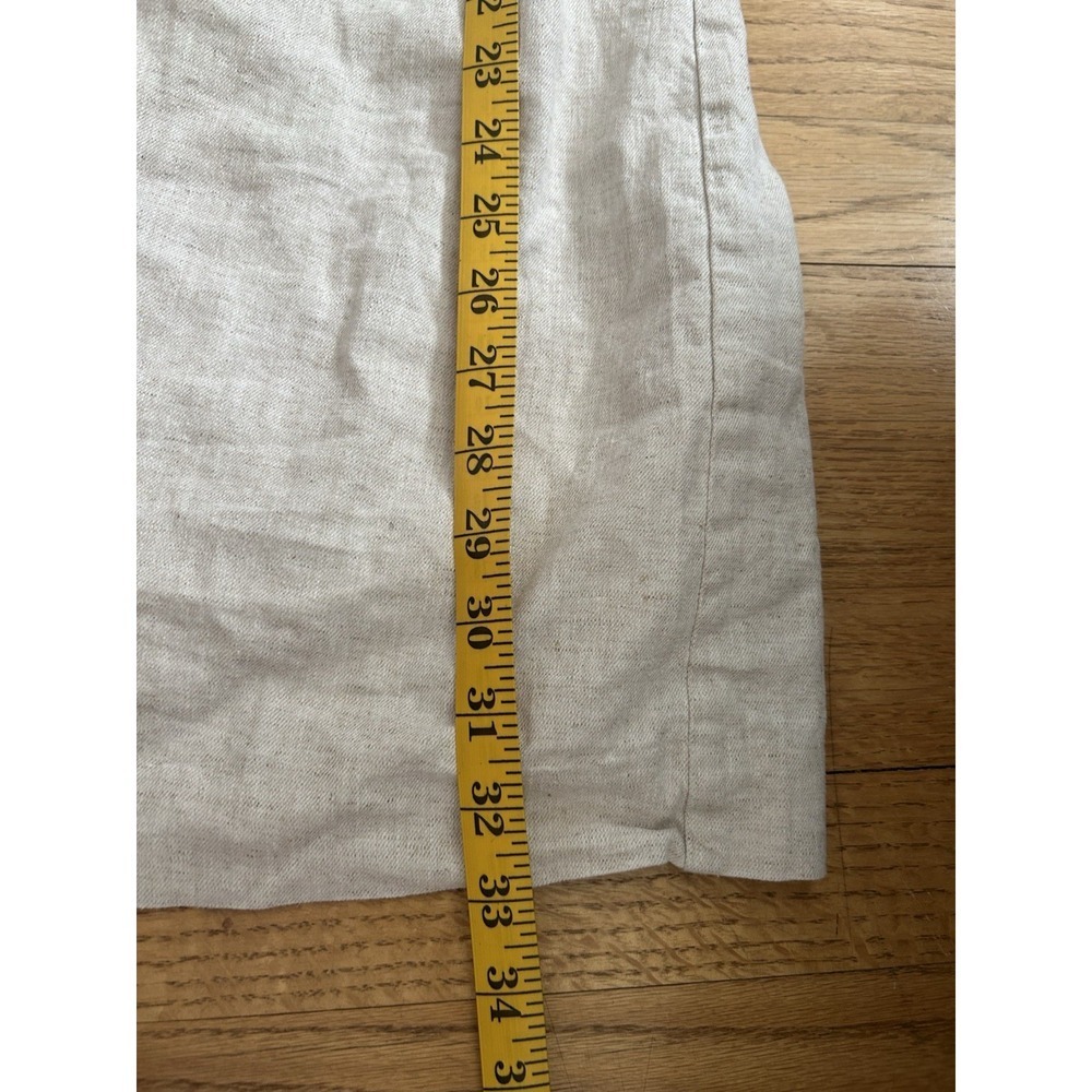 Banana Republic Linen Blend Sheath Dress Flax Size 6 - Picture 7 of 7